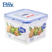 sealable food storage container plastic square